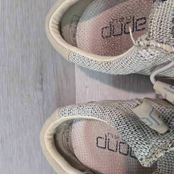 Hey Dude Men's Wally Free Beige Casual Slip On Loafers Flats Sz 13 - Picture 4 of 11